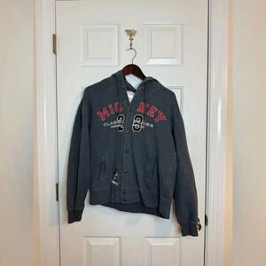 Mickey Disney jacket embroidered varsity Mickey blue red small